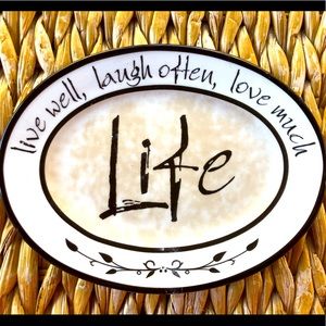 LIFE mini trinket dish / mini plate by Carson Home